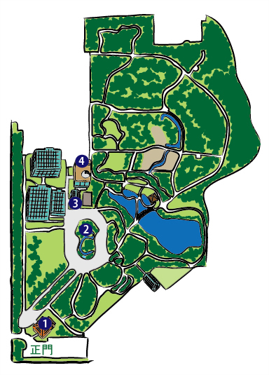 筑波実験植物園 アクセスマップ